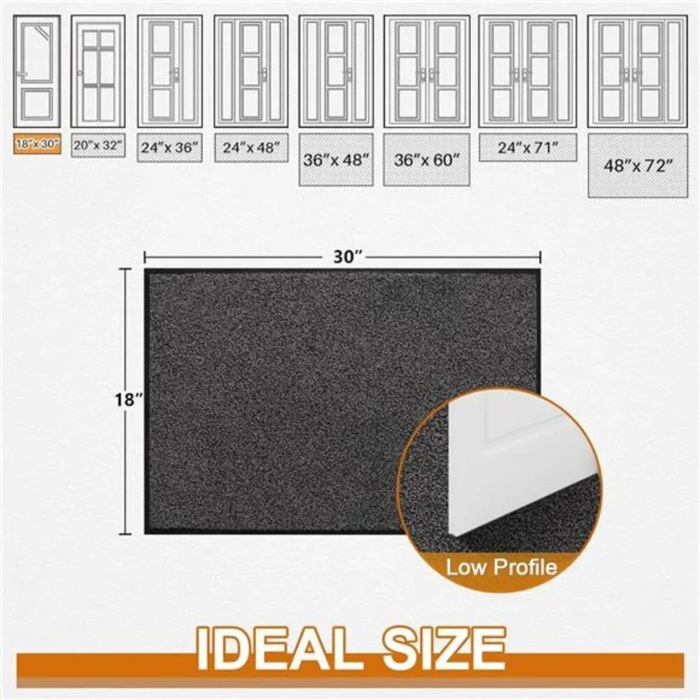 Dirt Trapper Door Mat for Indoor&Outdoor, 17